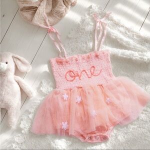 Baby Girl 1st Birthday Tutu Dress